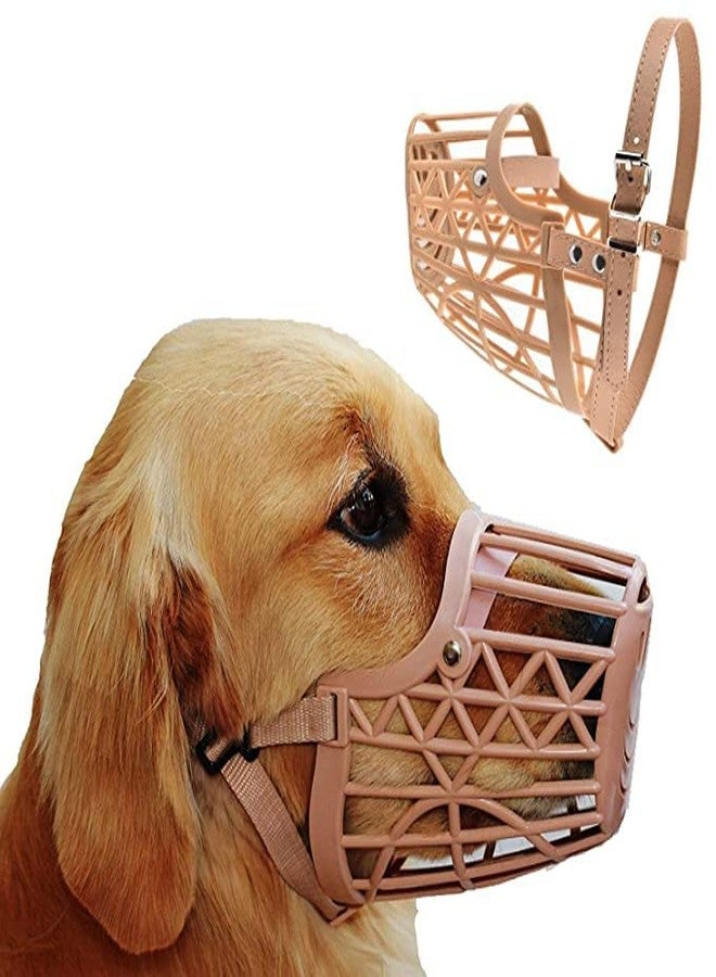 KsPups Adjustable Pet I Safety Strap I Dog Mouth Cover I Muzzle for Anti Biting DogI (Medium) NO-4 - Image 1